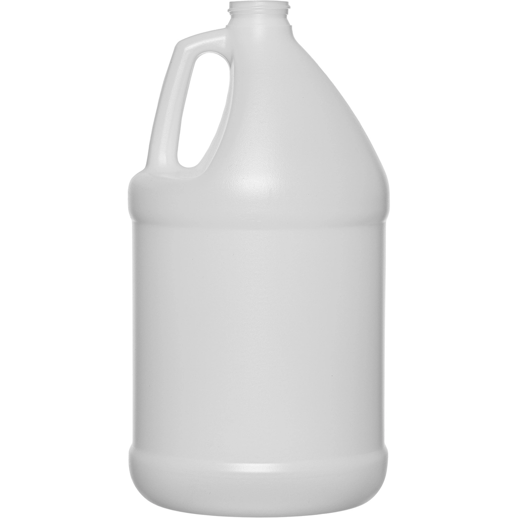 1 Gallon Bottle, 38-400, Natural, HDPE, Round Jug with cap