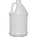1 Gallon Bottle, 38-400, Natural, HDPE, Round Jug with cap