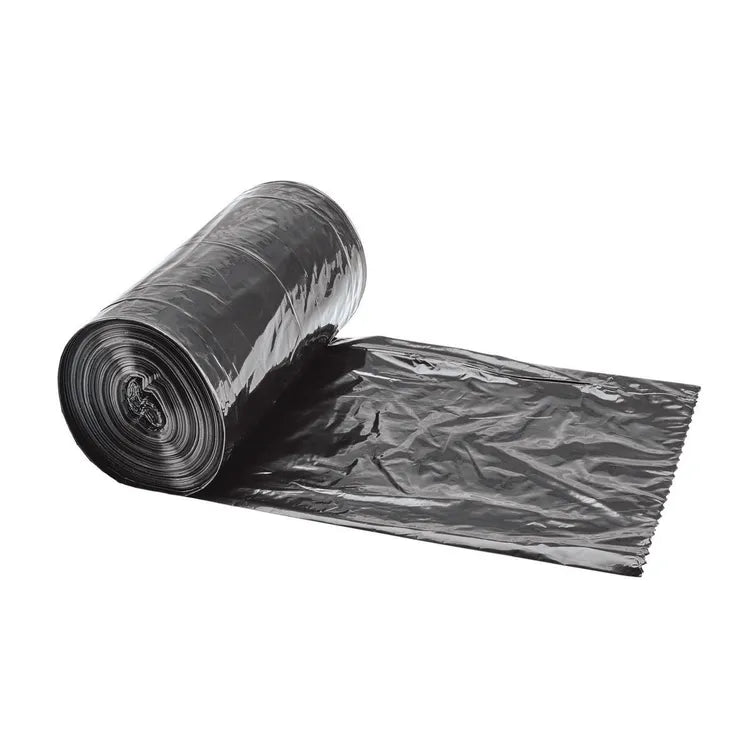 Trash Bags 55 Gal, 38" x 58", 1.5 Mil, Black, Case of 100