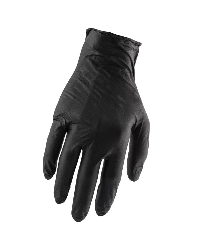 Nitrile Gloves, XL ONLY, 6 mil, Black, Disposable, Latex and Powder Free