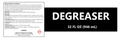 DEGREASER Generic Label