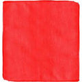 Microfiber Towel, Red, 16"x16"