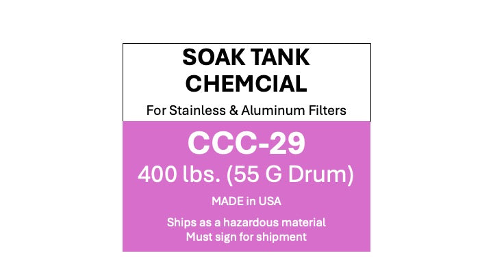 CCC29 Filter Soak Tank Chemical Powder